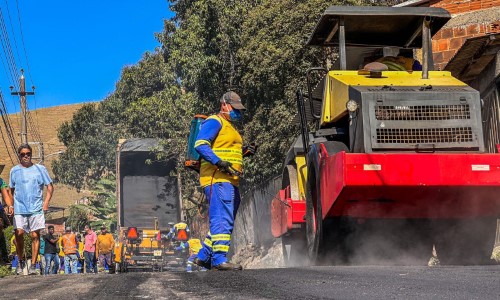 BM: Asfaltamento no bairro Km4 entra em fase final